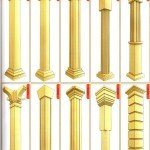 схема: колонны, пилястры