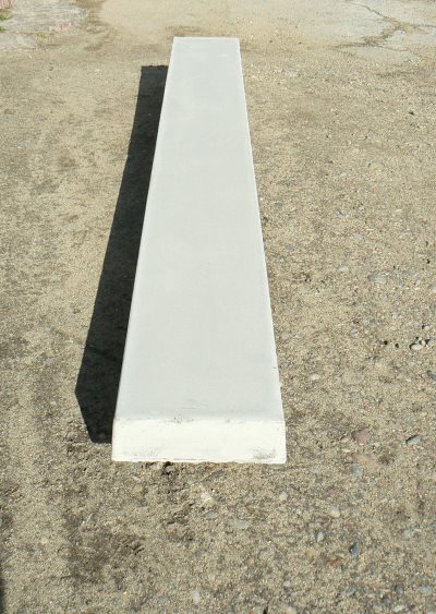 Основание лестницы бетонное прямое