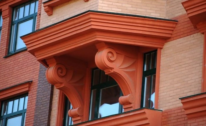 покраска фасадного декора